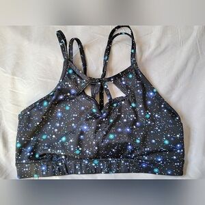 Victoria's Secret Sport galaxy print sports bra, size Large L.